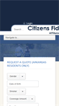 Mobile Screenshot of citizensfidelityinsurance.com